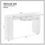 Console moderne 59,05 po avec tiroir pour le hall d'entrée avec un design à rayures verticales unique pour le vestibule du vestibule, NATURE-1222755784