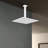 Rain Fixed Shower Head 1.8 GPM GPM with Self-Cleaning-90694473