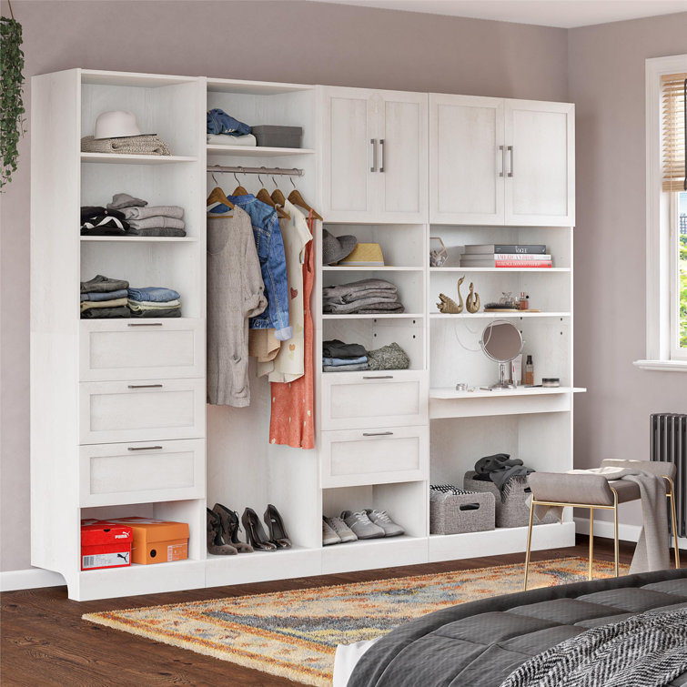 Aodren 4-Piece Modular Closet System