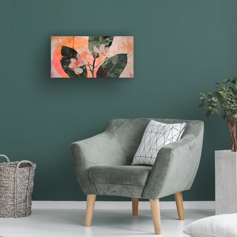 Art sur toile "Randoild Into The Jungle No 4", H 12 po x l 24 po