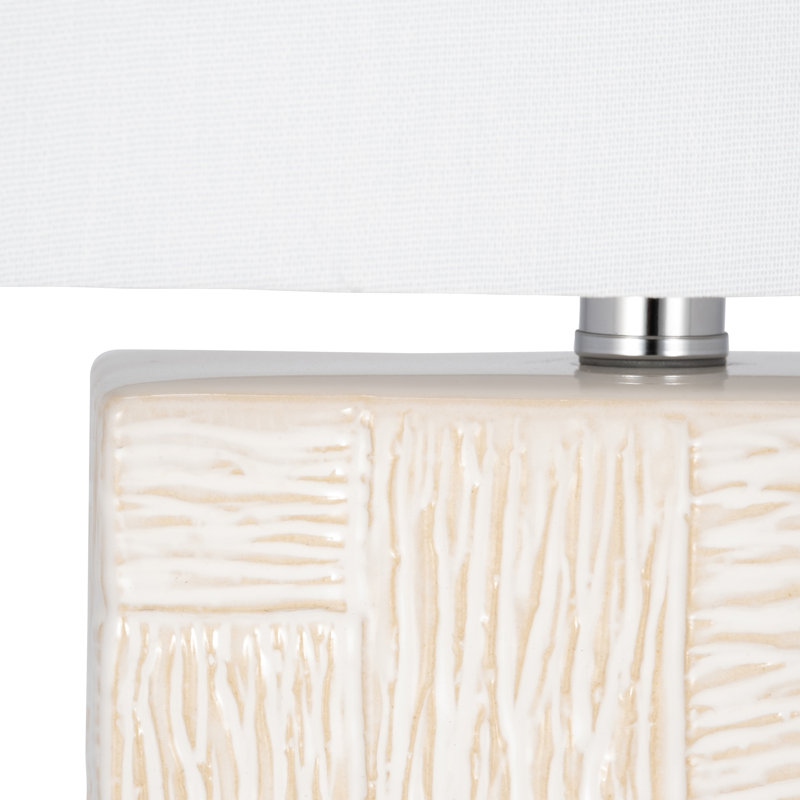 Jeevun 31" Textured Ceramic Table Lamp