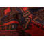 Tapis rouge Teimani 4 pi 4 po x 7 pi 8 po