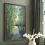 Golden Light Pathway I, reproduction encadrée - bois massif-1247299533-1247299532