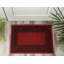 Greek-Key Red Black Non-Slip Polypropylene Area Rug — Washable Door Mat & Hallway Runner for Living Room, Kitchen & Bedroom-1948565108