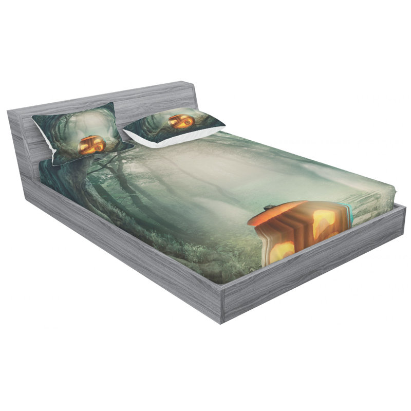 Microfiber Sheet Set, Queen Sheet Set with Fitted Sheet