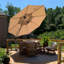 Burgue  13 FT Round Cantilever Umbrella,Beige-1177353538-1119446772