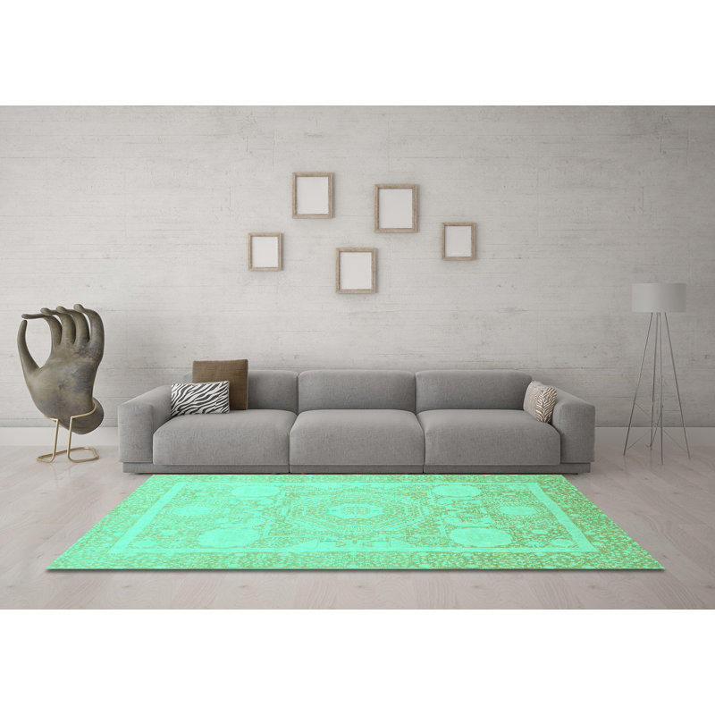 Washable Oriental Indoor Rug, Rectangle 8' x 12'