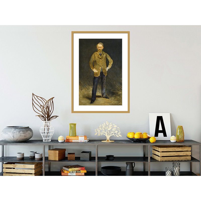 Autoportrait d'Edward Manet, impression giclée sur cadre, H 41,5 po x l 29,49 po