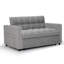 Canapé-lit convertible en microsuède de 53,1 po de largeur avec dossier inclinable et poche latérale-648903515
