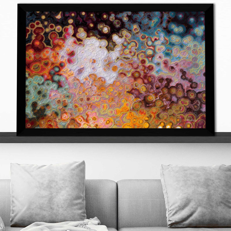 "Proverbes 16: 3 il établit mes pensées (horizontal)" par Mark Lawrence, reproduction sur acrylique, Cadre noir