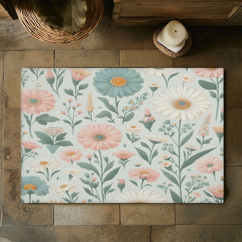 Tapis tressé Petal Paradise, Rectangulaire 3 pi x 5 pi