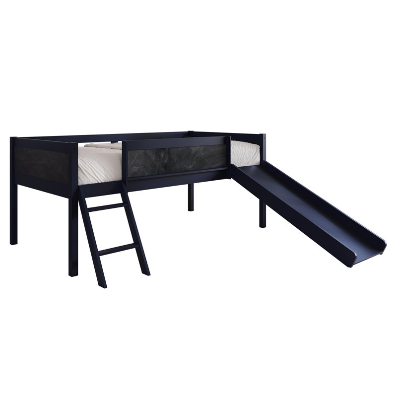 Lit mezzanine simple Airielle, Bleu marine