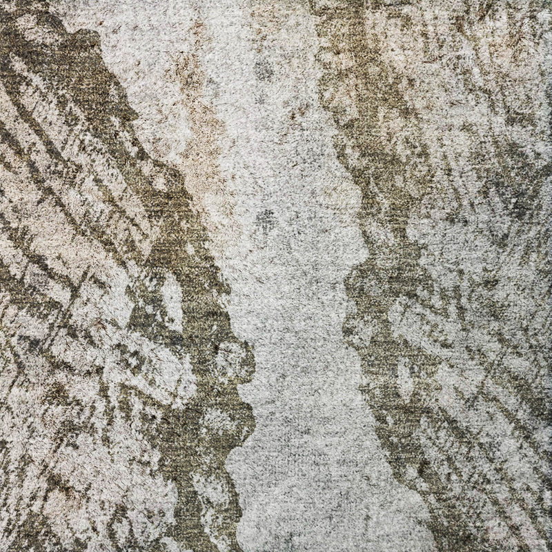 Tapis à poil long de qualité supérieure lavable à la machine ADS649, 8' Round