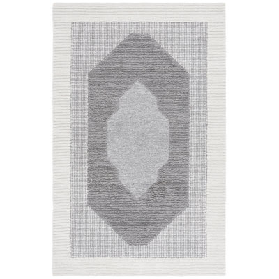 Tapis gris foncé / ivoire Jeniah 807