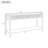 High-Quality Entryway Console Table with Vertical Stripe Drawers, Long Legs-1840373682