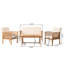 Ensemble de conversation d'extérieur 4Pc-1088859270