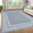Modern Border Machine Washable Area Rug for Living Room Bedroom Stain Resistant Throw Carpet for Home Decor Office-1257857282