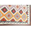 Tapis turc jaune en laine fait à la main de conception unique 7 x 10 Aadyn Aadyn
