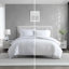 Ensemble de housse de couette réversible en coton à carreaux bleus Vera Wang-123353148