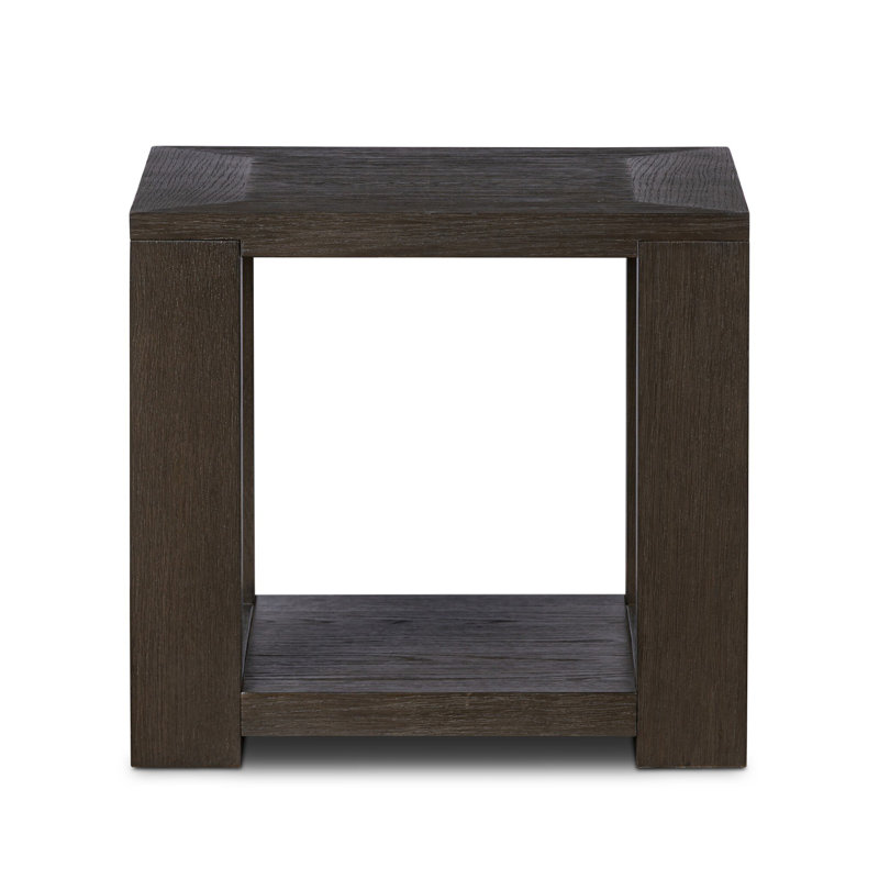 Thomas End Table-Dark Anthracite Oak Veneer, Dark Anthracite Oak