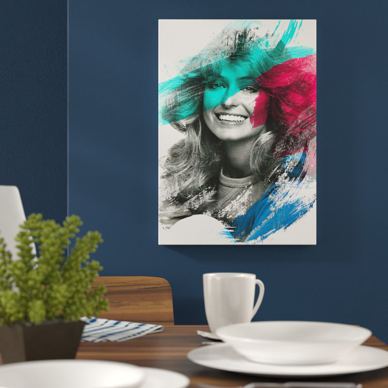 Farrah Fawcett - Wrapped Canvas, 76cm H x 50cm W