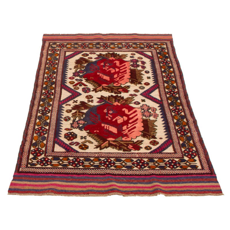 Tapis tadjik crème 3 pi 9 po x 6 pi 0 po