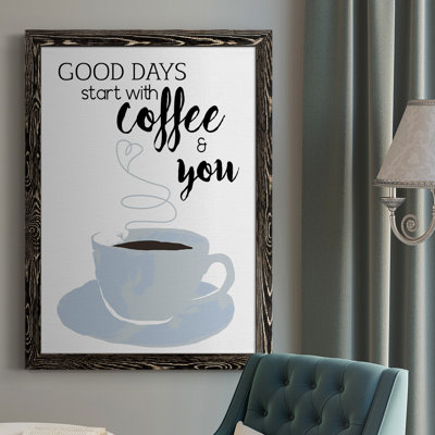 «Lunenburg Start With Coffee & You», reproduction d'art sur toile