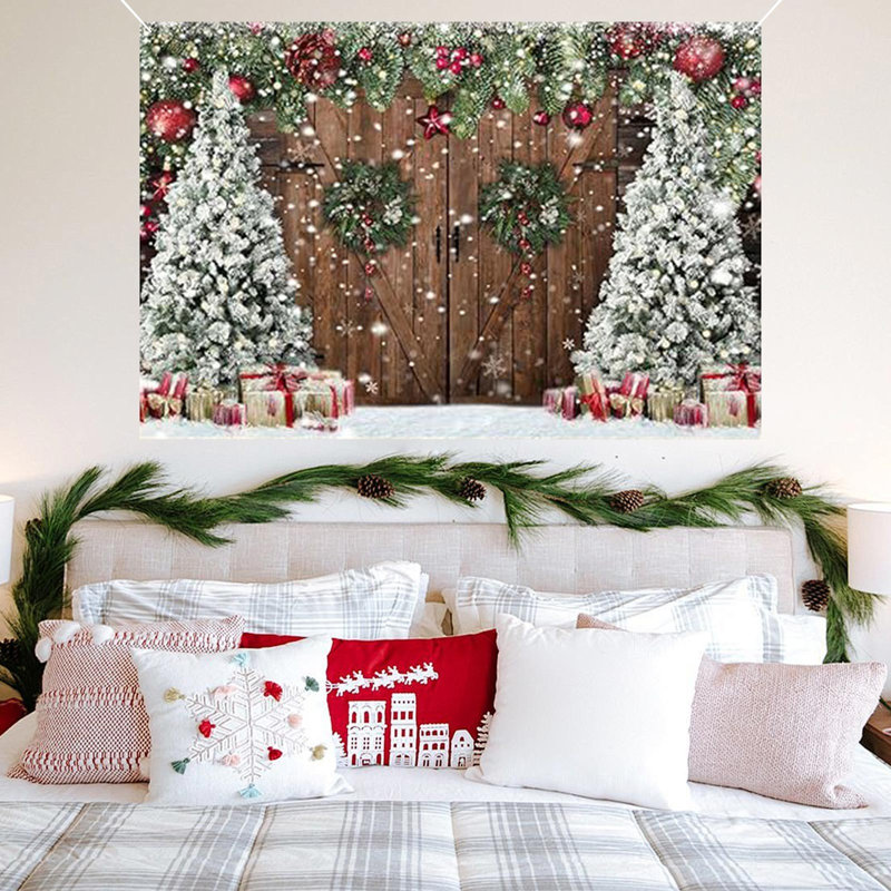 59 x 35 pouces tapisseries de Noël décorations murales tapisseries de maison tapisseries de Noël décorations de Noël, C