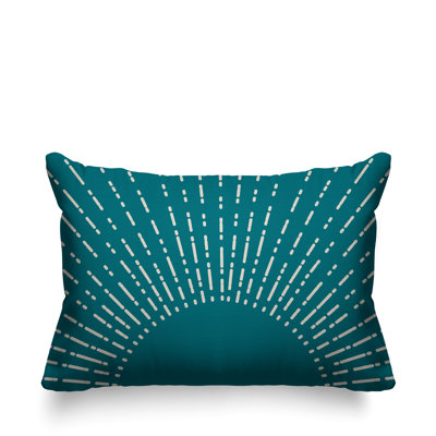 Coussin intérieur / extérieur Sunny Boho Starburst