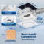 Constant Airflow Smart 3-speed Bathroom Exhaust Fan