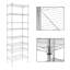 23.6'' W Steel Height -Adjustable Shelving Unit