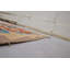 Tapis de zone one-of-kind noué la orange/beige 2 pi 10 po x 3 pi 7 po