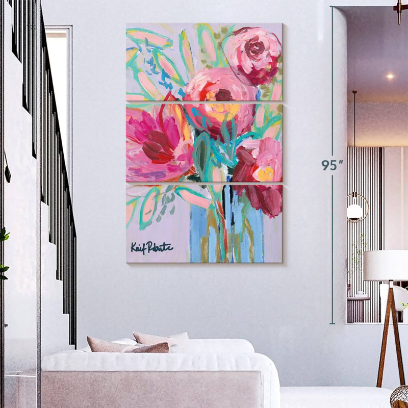 Avery Summer Blooms, 23" H x 14" W