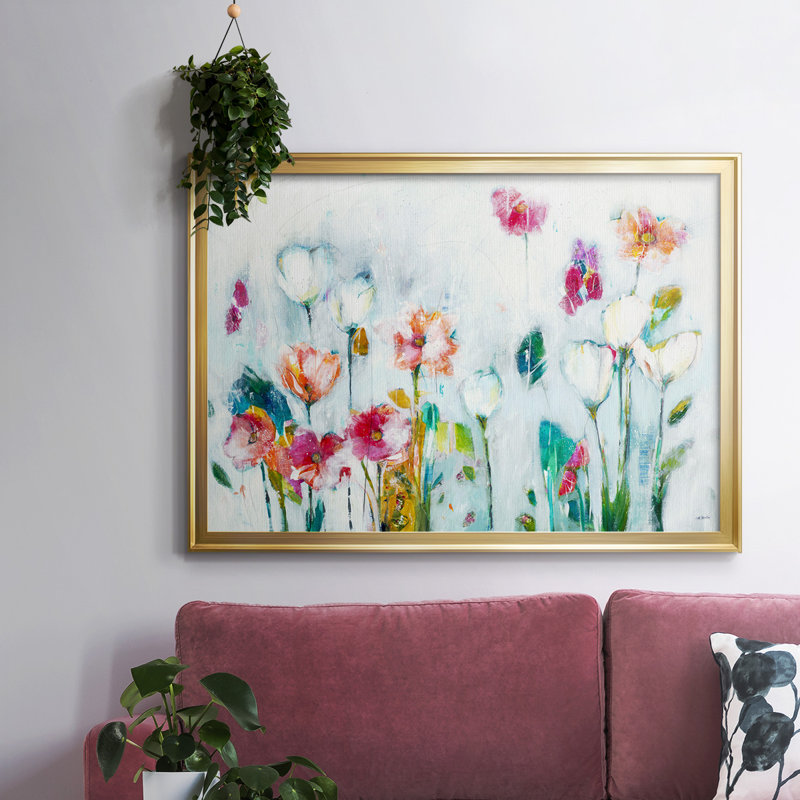 " Remembering Time " Print, 26" H x 38" W x 1.5" D, Gold