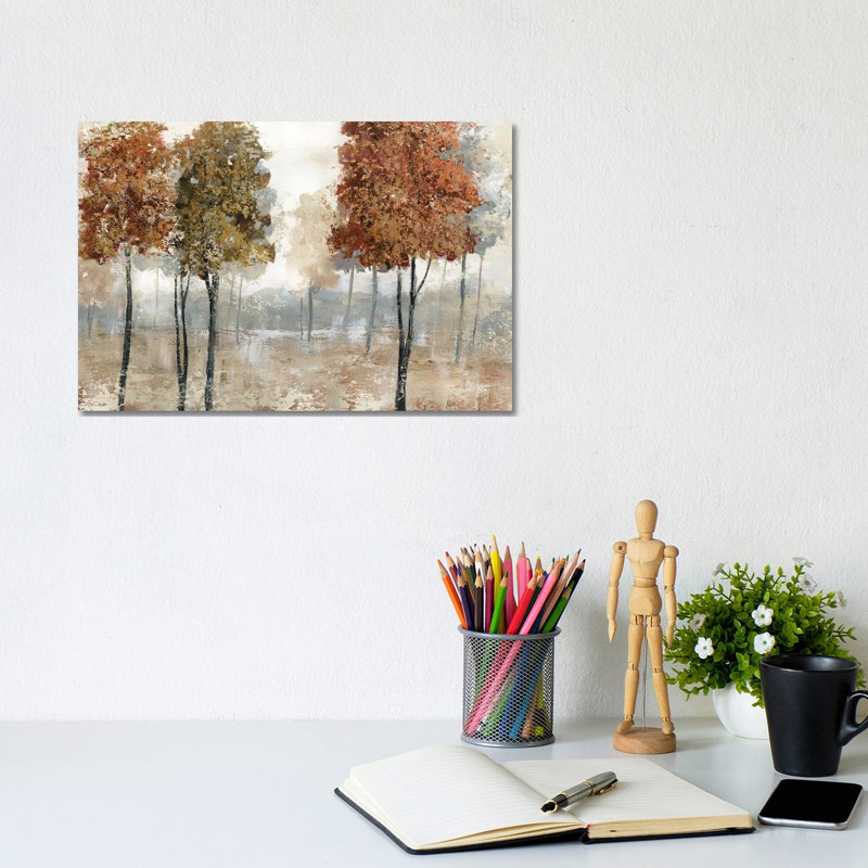 Trees Of Copper Mountain By Nan - Wrapped Canvas Painting by Nan - Wrapped Canvas Painting, 20.32cm H x 30.48cm W x 1.91cm D