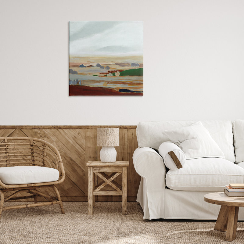 Art mural sur toile «Desert Layers» de novembre, design par Pamela Munger, H 30 po x l 30 po