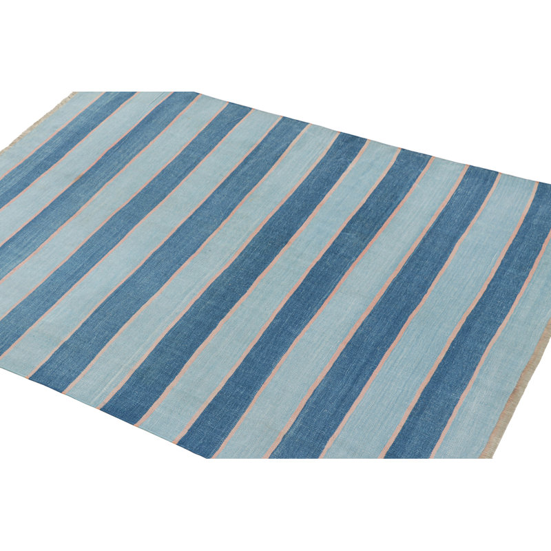 Kilim & Flatwave Cotton Geometric Area Rug, Rectangle 10' x 14'