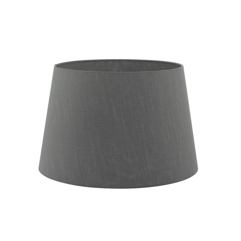 26cm H Fabric Empire Lamp Shade ( Screw On ), Grey