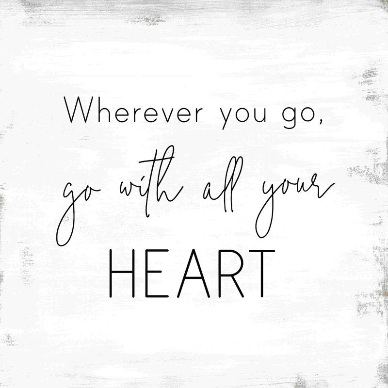 «All Your Heart», L 30 po x H 30 po