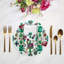 Jewel Box Emeralds Cotton Blend Square Napkins-1642140156