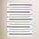 Mana Ivory Black Hand-Woven Striped Cotton Rug