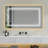 40''X24'' Rectangle LED Wall Mirror Vanity Light Mirror Anti Fog