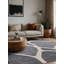 Tapis gris lavable à la machine-877833933