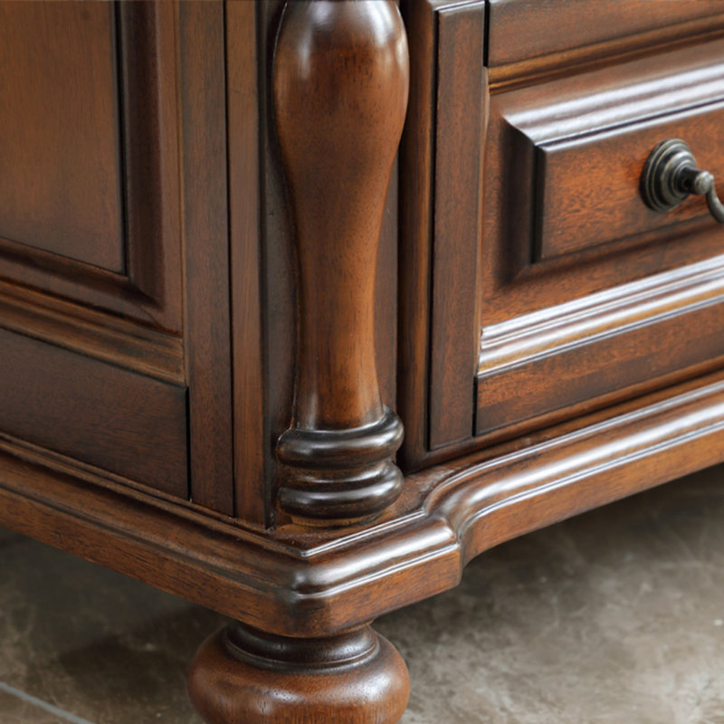 Creative Retro Solid Wood TV Stand