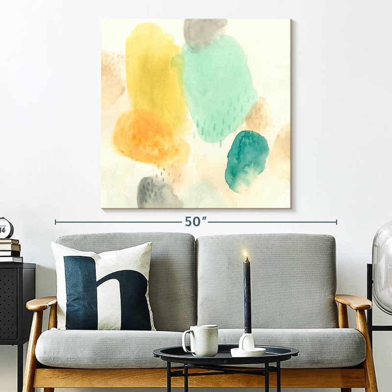Avery River Stones I, 33" H x 33" W