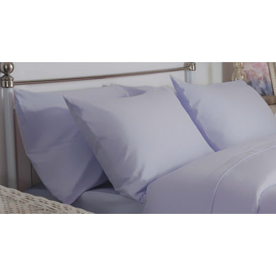 Plain Dye Brushed Cotton Flannelette Flannel Housewife Pillow Case
