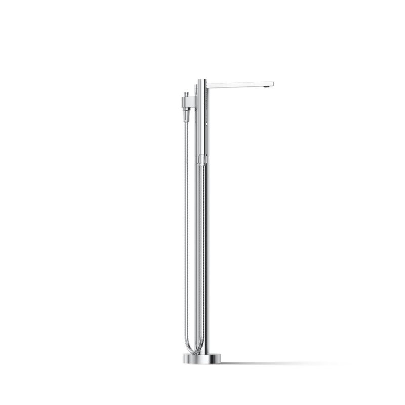 Composed Freestanding Bath Faucet, Polished Chrome