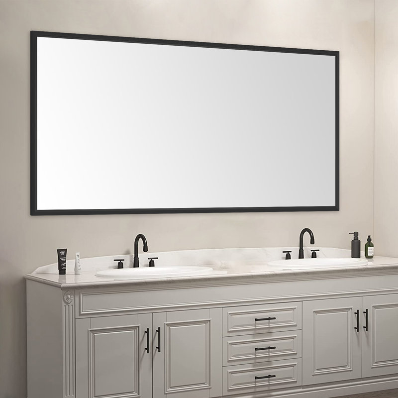 Aluminum Rectangle Wall Mirror, 48'' x 96''