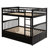, , Full Over Bunk Bed, Convertible, Drawers, Storage Use, Pine Wood, , Bed Build, Fence - Shaped Guardrails, Fast Assembly Effort Over With Convertible Design For Flexibility, And Effortless Method-128992019-128992020