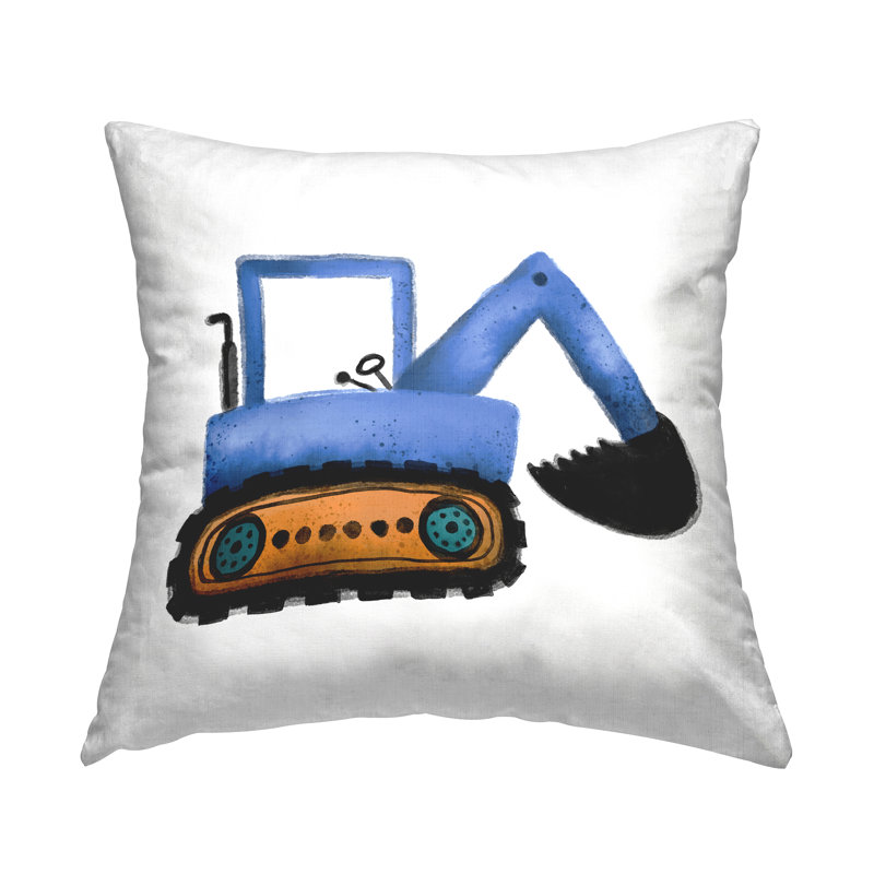 Coussin Blue Construction par Elizabeth Medley